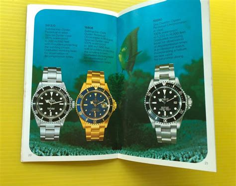 vintage rolex catalog.